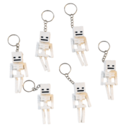 3D Printed Skeleton Keychain – Χειροποίητο Μπρελόκ Σκελετός Pixel Design - Image 2