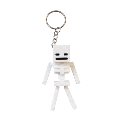 3D Printed Skeleton Keychain – Χειροποίητο Μπρελόκ Σκελετός Pixel Design